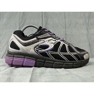 Gravity Defyer GDefy Super Womens 10.5 Black Purple Silver Shoes Fitness Running
